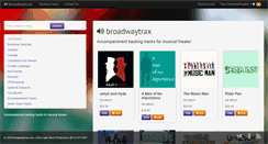 Desktop Screenshot of broadwaytrax.com