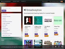 Tablet Screenshot of broadwaytrax.com
